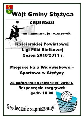Kościerska Powiatowa Liga Piłki Siatkowej Sezon 2010/2011 r.
