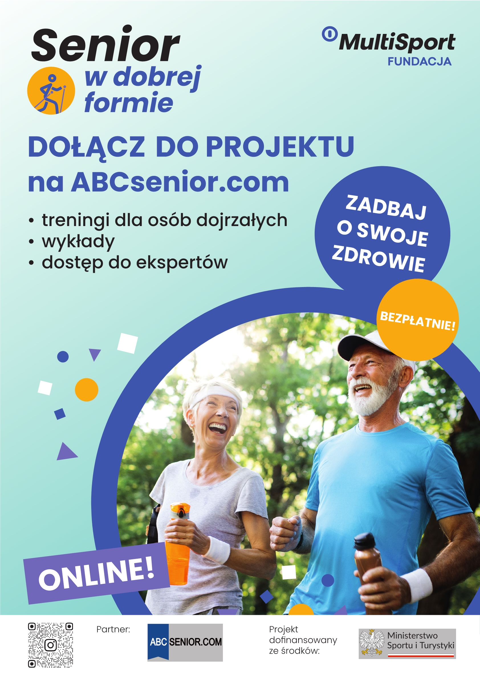 Drodzy Seniorzy! Czas zadbać o dobrą formę z programem 